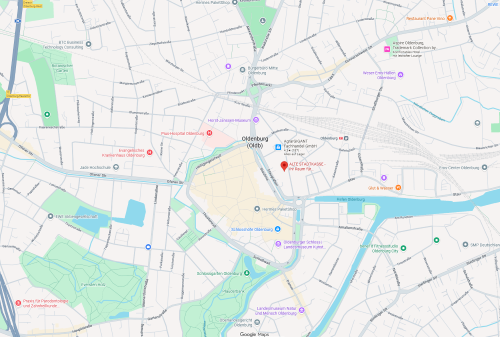 Karte: Alte Stadtkasse, Gottorpstraße 8, 26122 Oldenburg